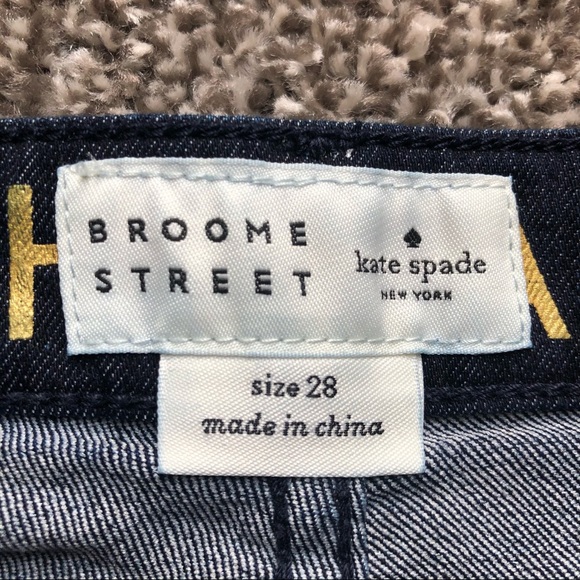 - Kate Spade ♠️ Broome Street Jeans-ankle-dark denim - Picture 5 of 13